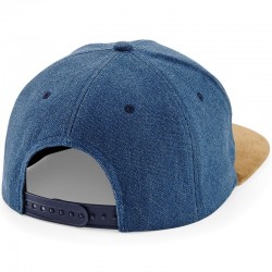 Snapback Suede peak Beechfield Headwear 